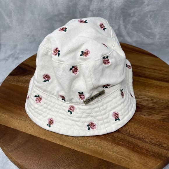 Lot of 2 Bucket Hats Tie Dye Floral Embroidered Cotton Summer Vacation Hippie - Picture 13 of 16